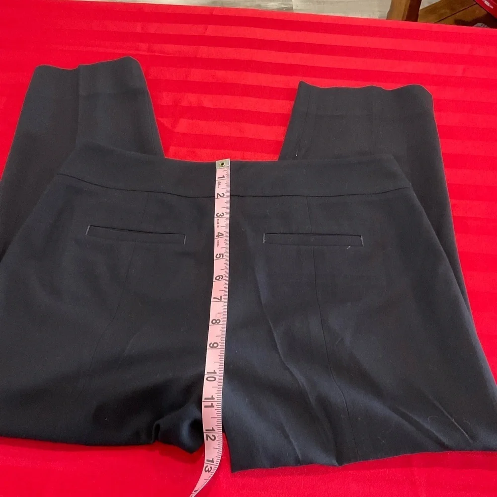 Talbots Heritage Fit Crop Pants Dressy Dark Navy Tailored Women’s Size 4 Petite - Picture 9 of 10